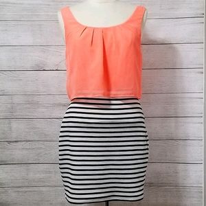 Emerald Sundae Neon And Stripe Dress